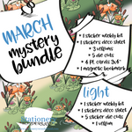 March Mystery Bundle - Hobonichi weeks, original, cousin, TN, Standard Vertical