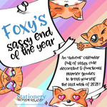 READY TO SHIP 2021 - Foxy's Sassy End of the Year 2021 - "Advent" Calendar