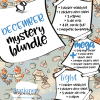 December Mystery Bundle - Hobonichi weeks, original, cousin, TN, Standard Vertical