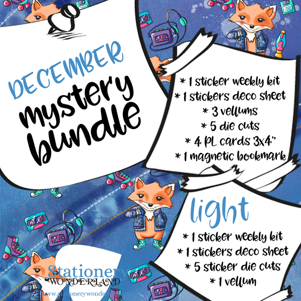 December Mystery Bundle - Hobonichi weeks, original, cousin, TN, Standard Vertical
