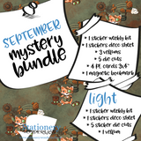 September Mystery Bundle - Hobonichi weeks, original, cousin, TN, Standard Vertical