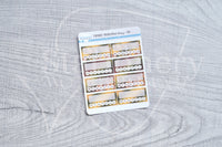 Detective Foxy weekly tracker functional planner stickers