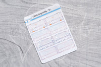 Angel Kitty weekly tracker functional planner stickers