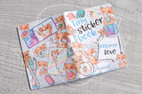 Planner love tiny sticker book - Micro sized sticker book