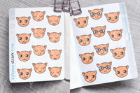 Kittymoji sticker book - Micro sized sticker book