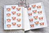 Foxymoji sticker book - Micro sized sticker book