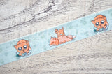 Foxy's kitty hand-drawn washi tape - Washi roll, washi sampler
