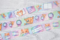 Set of 3 Foxy's Sassy End of the Year hand-drawn washi tape