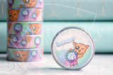 You tried kitty hand-drawn washi tape - Washi roll - Foxy's Sassy End of the Year