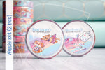 Set of 2 Foxy's Sassy End of the Year hand-drawn washi tape