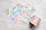 Bow Foxy washi cards set - Washi sampler cards