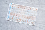 Foxy's PJ de soirée washi strips stickers