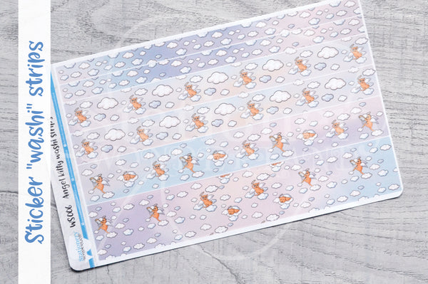 Angel Kitty washi strips stickers