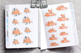 Kitty's galore bundle - Kitty tiny sticker book, kitty washi