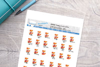 Sassy Foxes Printable Decorative Stickers