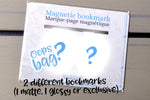 Magnetic bookmarks oops bag, magnetic clips grab bags